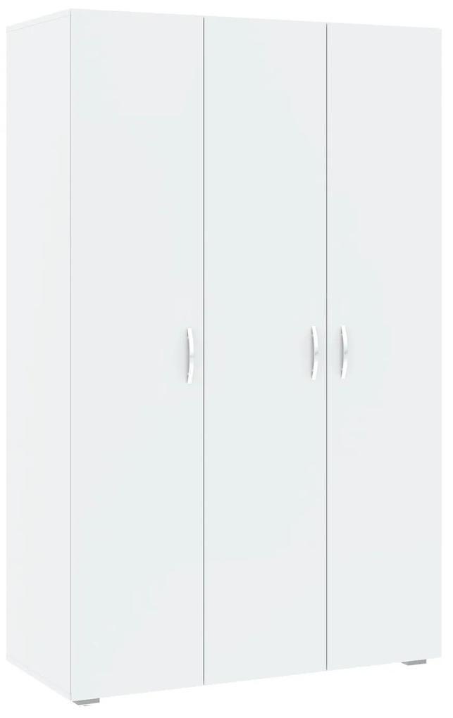 Ντουλάπα Bristol 184, Άσπρο, 179x110x52cm, 74 kg, Πόρτες ντουλάπας: Με μεντεσέδες | Epipla1.gr