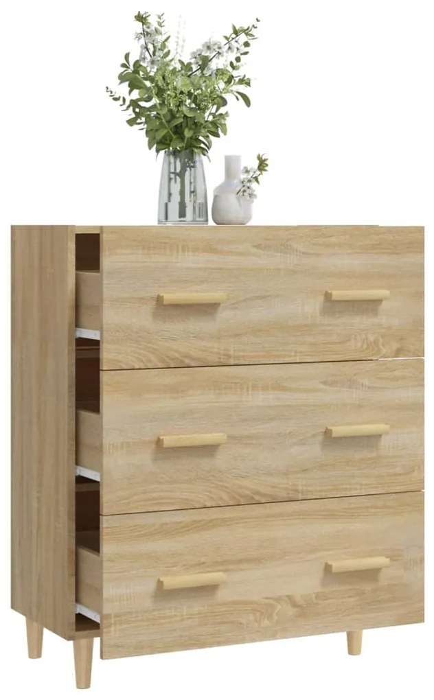 vidaXL Ντουλάπι Sonoma Δρυς 70 x 34 x 90 εκ. από Επεξεργασμένο Ξύλο