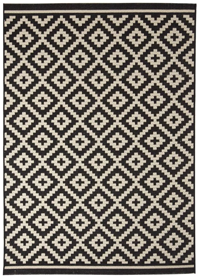 Ψάθα Flox BLACK 721K Royal Carpet - 160 x 235 cm - 16FLO721KB.160235 - 16FLO721KB.160235