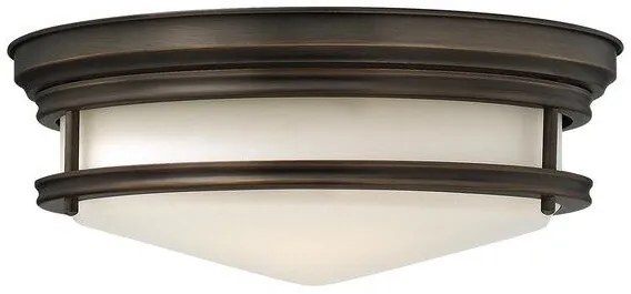 Πλαφονιέρα Φωτιστικό Μπάνιου 3xE27 IP44 Hadley Elstead Lighting-HK-HADLEY-F-OZ-Καφέ HK-HADLEY-F-OZ