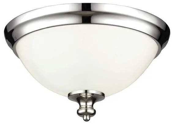 Πλαφονιέρα Φωτιστικό Οροφής 2xE27 Νίκελ Parkman FE-PARKMAN-F-PN Elstead Lighting-FE-PARKMAN-F-PN-Νίκελ Ματ FE-PARKMAN-F-PN