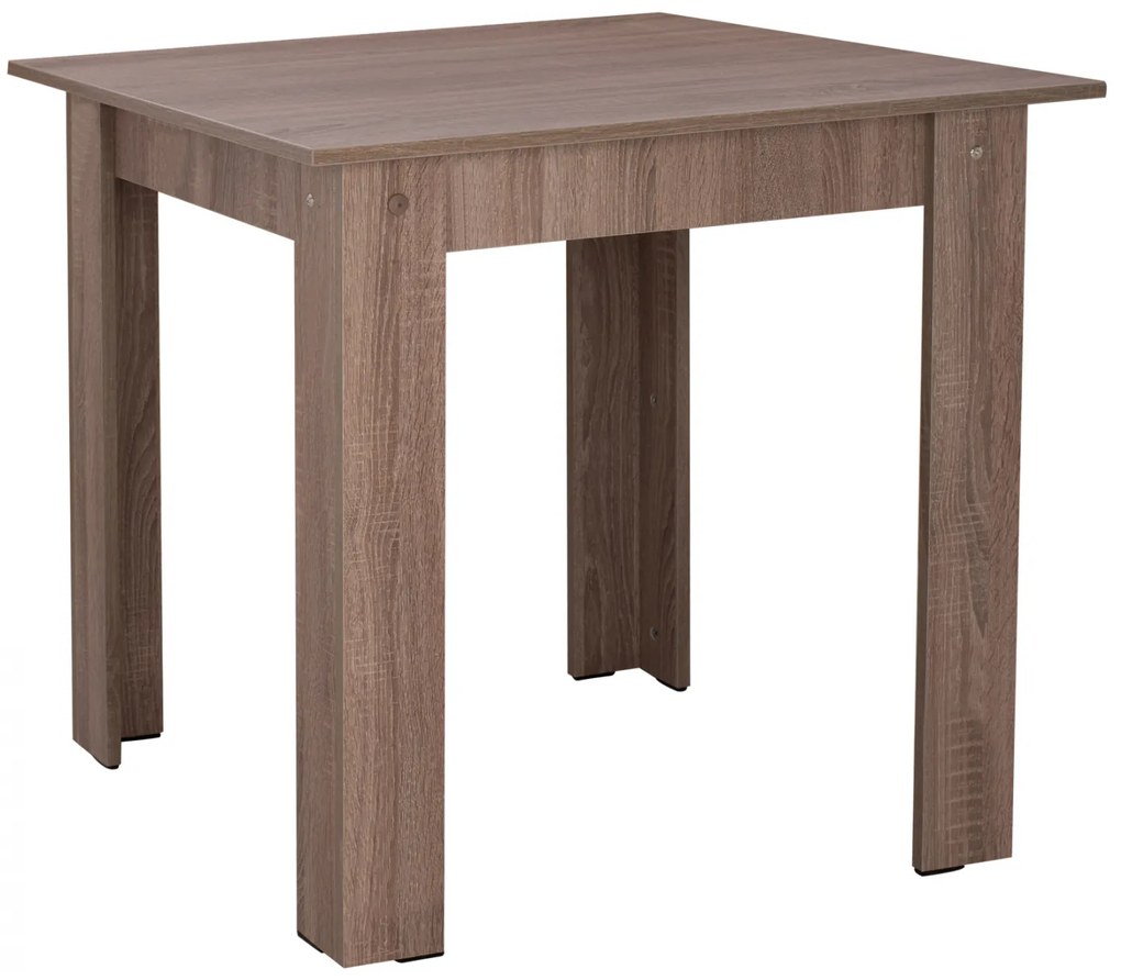 ΤΡΑΠΕΖΙ ΚΟΥΖΙΝΑΣ KELVIN SONAMA OAK TRUFFLE HM2427.05 80x80x77 εκ. - HM2427.05