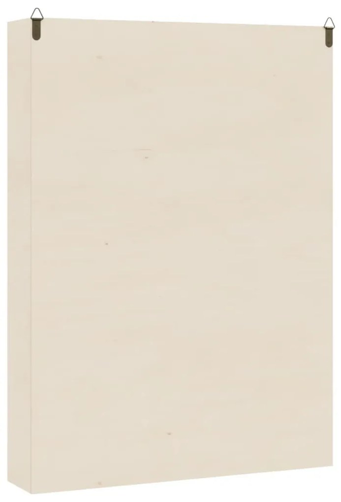 Ξύλινη συλλεκτική βιτρίνα με 6 ράφια 40x8,5x55 εκ. - Καφέ