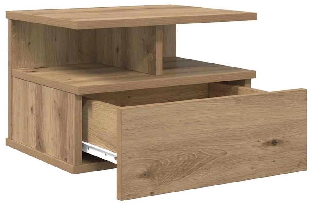 vidaXL Κρεβάτι με Float με συρτάρι artisan δρυς 40 x 31 x 27 εκ.