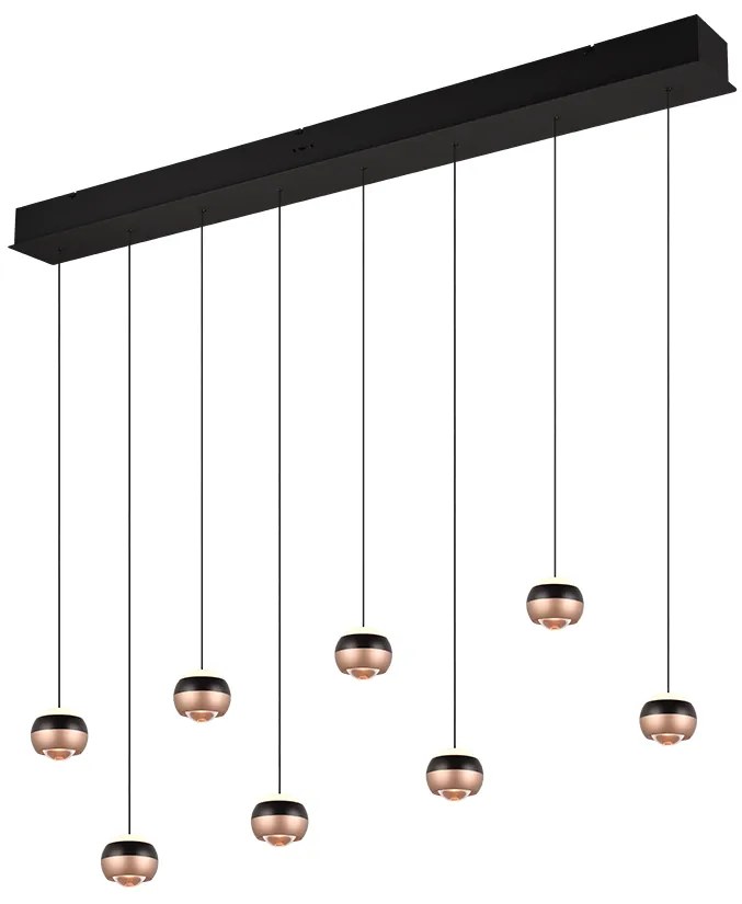 Φωτιστικό Κρεμαστό Trio Lighting ORBIT 344410832 Μαύρο Ματ (Black Mat) 2300+3000+4000K