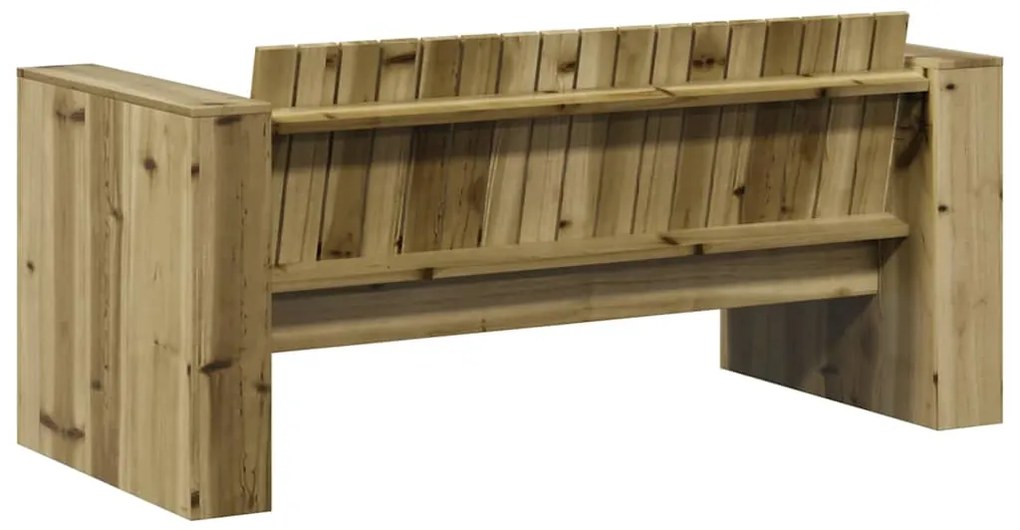 vidaXL Καναπές Κήπου Πράσινο 134 x 60 x 62 cm