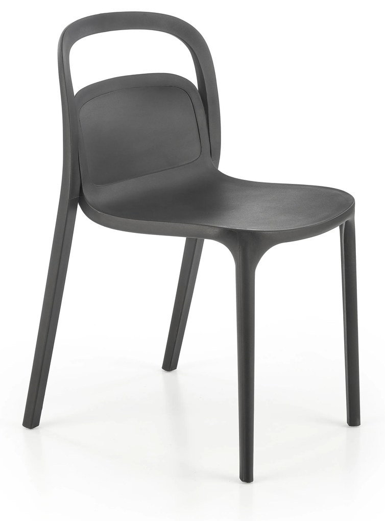 K490 plastic chair black DIOMMI V-CH-K/490-KR-CZARNY DIOMMI-60-21298