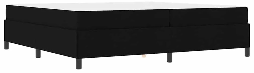 vidaXL Κρεβάτι με ελατήρια Μαύρο 200 x 200 cm