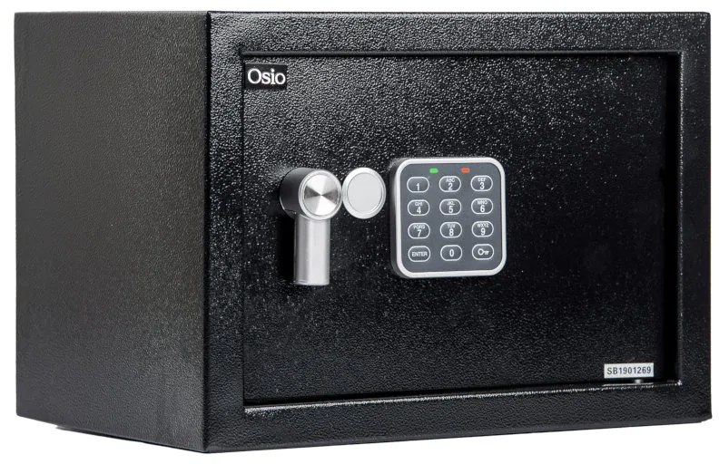 Osio OSB-2535BL Χρηματοκιβώτιο με ηλεκτρονική κλειδαριά 35 x 25 x 25 cm-100452-0005