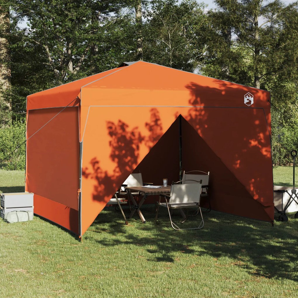 vidaXL Σκηνή Canopy Pop-up Πορτοκαλί 300 x 300 cm ύφασμα