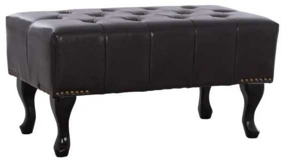 ΤΑΜΠΟΥΡΕ ΥΠΟΠΟΔΙΟ T.CHESTERFIELD EMMA HM226.01 PU 80x44x39Y εκ.ΣΚ.ΚΑΦΕ