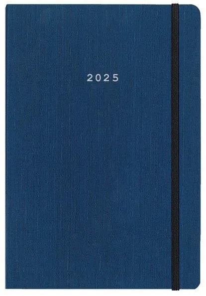 Next ημερολόγιο 2025 fabric ημερήσιο flexi μπλε με λάστιχο 17x25εκ.  τμχ.