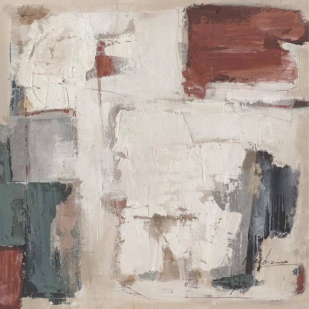 Πίνακας ArteLibre "Abstract" Καμβάς 100x100cm-14670020