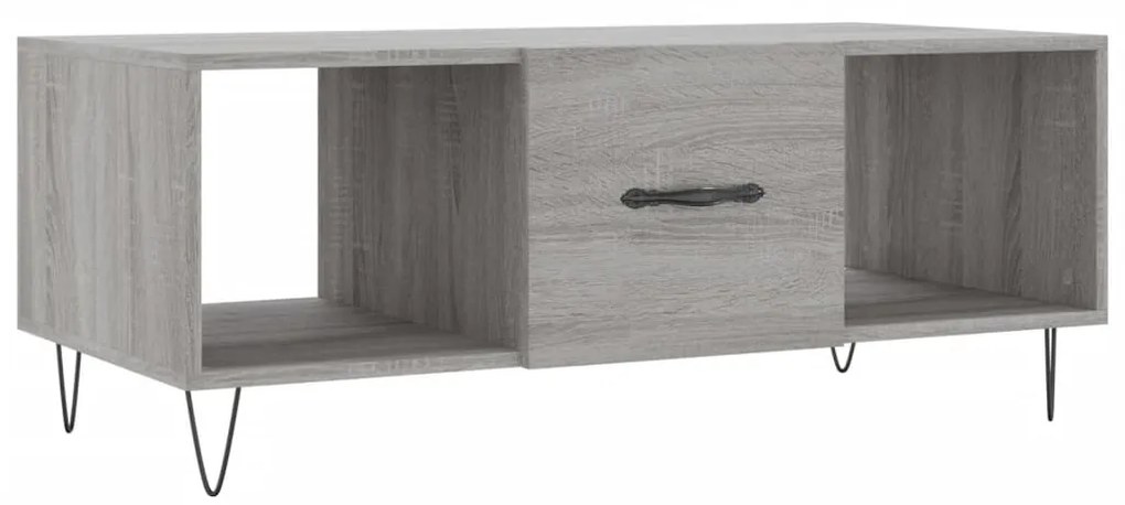 vidaXL Τραπεζάκι Σαλονιού Γκρι Sonoma 102x50x40 εκ. Επεξεργασμένο Ξύλο