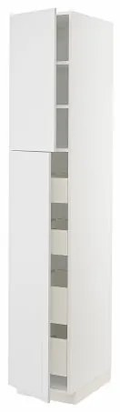 METOD/MAXIMERA ψηλό ντουλάπι με 2 πόρτες/4 συρτάρια, 40x60x220 cm 194.683.52