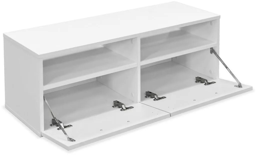 vidaXL Έπιπλο Τηλεόρασης Λευκό 95 x 35 x 36 εκ. από Επεξ. Ξύλο