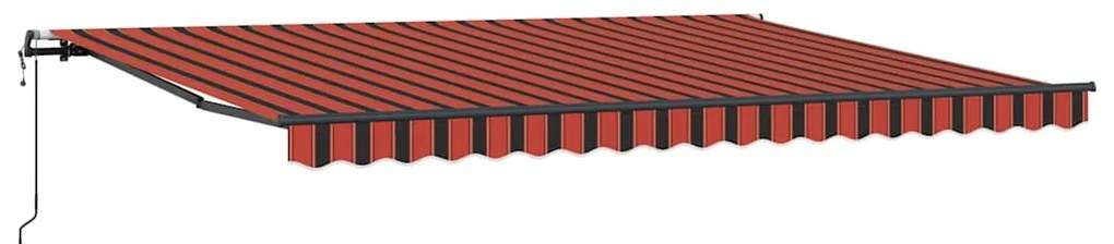 vidaXL Σκηνίτσα Αναδιπλούμενη πορτοκαλί και καφέ 450 x 300 εκ