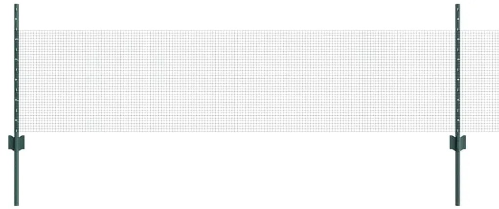 vidaXL Σετ Πλεξούδας Ρουστίκ Πράσινο 10 x 0.5 μ Μέταλλο