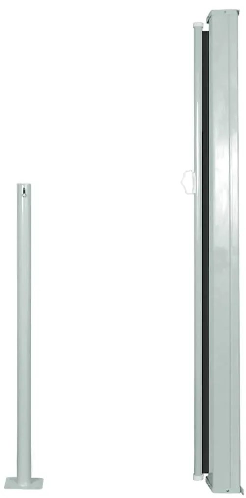vidaXL Σκίαστρο Πλαϊνό Συρόμενο Μαύρο 120 x 300 εκ.