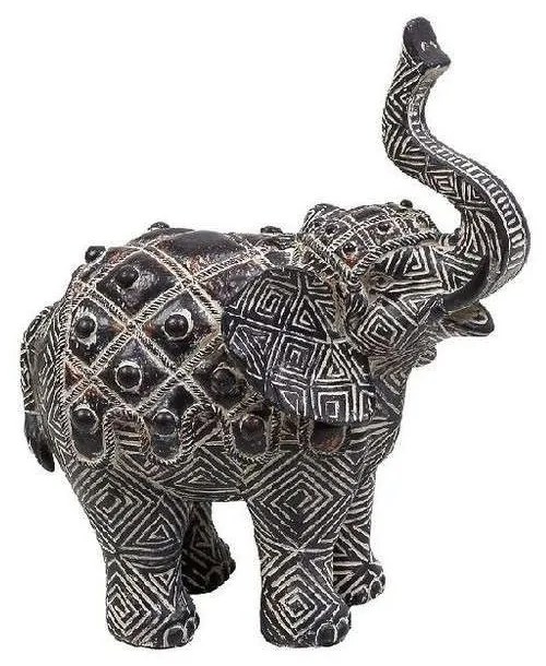 Διακοσμητική Φιγούρα Ελέφαντας 23cm Grey FIG102 Espiel Polyresin