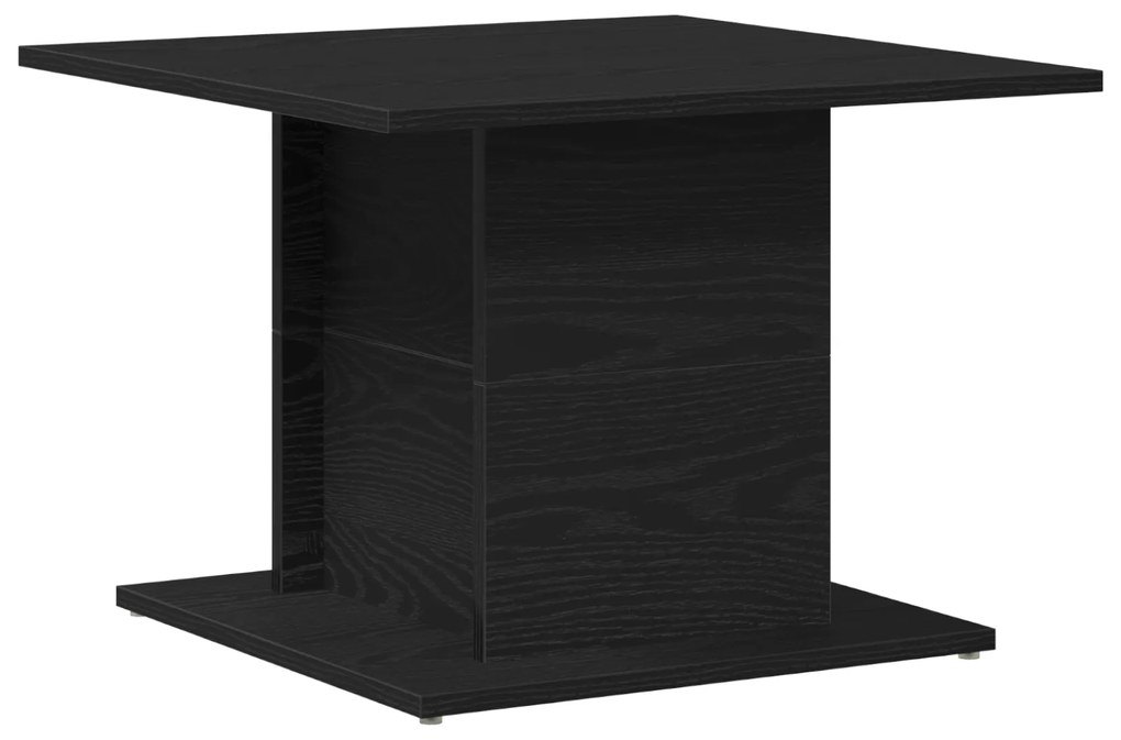 vidaXL Τραπεζάκι Σαλονιού Μαύρη Δρυς 55.5x55.5x40 εκ. Επεξεργασμένο Ξύλο