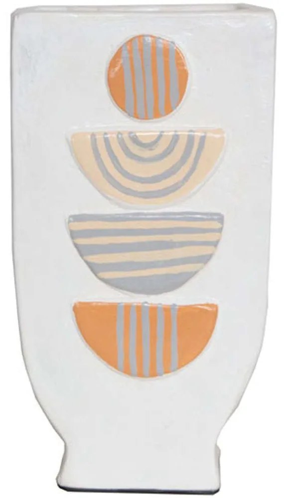 Διακοσμητικό Βάζο Desma 0750024 15,5x10,5x29,5cm Multi Soulworks Clay