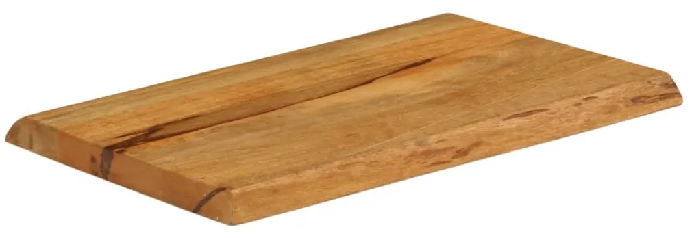 vidaXL Επιφάνεια Τραπεζιού 70x40x3,8 εκ. Live Edge Μασίφ Ξύλο Μάνγκο