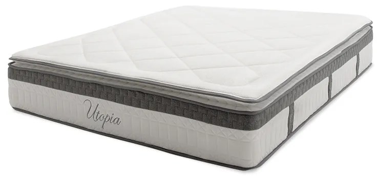 Στρώμα Utopia pakoworld pocket spring με ανώστρωμα 30-32cm 150x200εκ