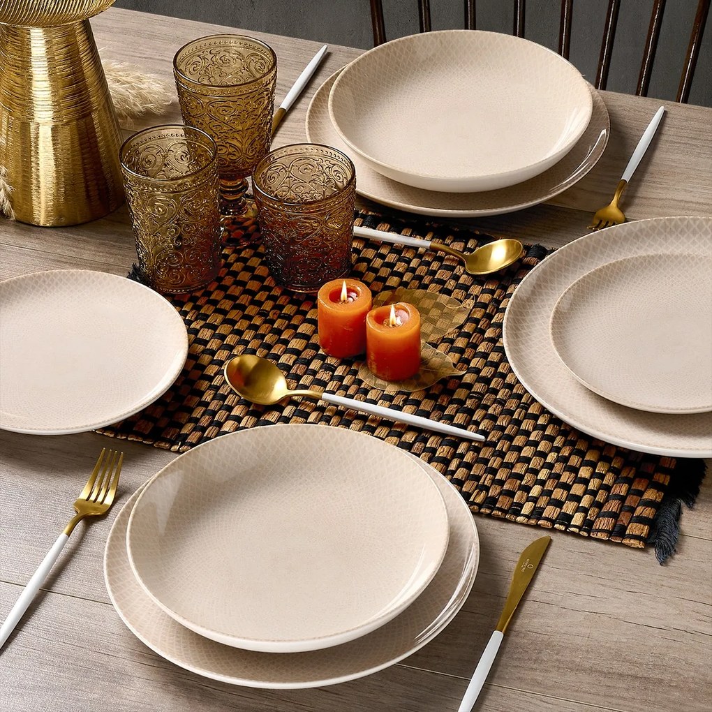 Σερβίτσιο Πιάτων Mars Stoneware – 20τμχ - Cryspo Trio