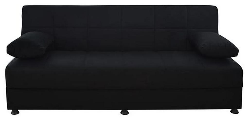 Καναπές Κρεβάτι Ege HM3067.01 Black 192x74x82 εκ. Ύφασμα