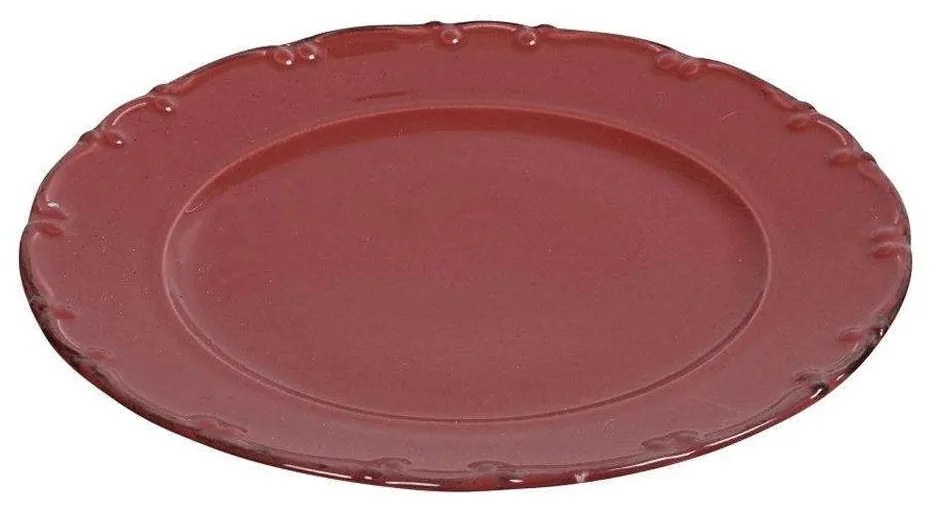 Πιάτο Φαγητού Liana TLX101K6 Φ27cm Red-Brown Espiel Porcelain