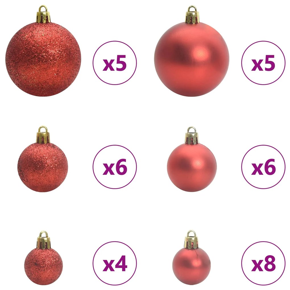 vidaXL Τεχνητό Χριστουγεννιάτικο Δέντρο Λευκό 150 cm PVC και Χάλυβας