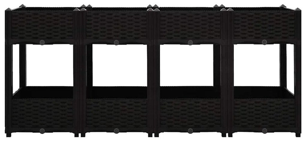 vidaXL Ζαρντινιέρα 160 x 40 x 71 εκ. από Πολυπροπυλένιο