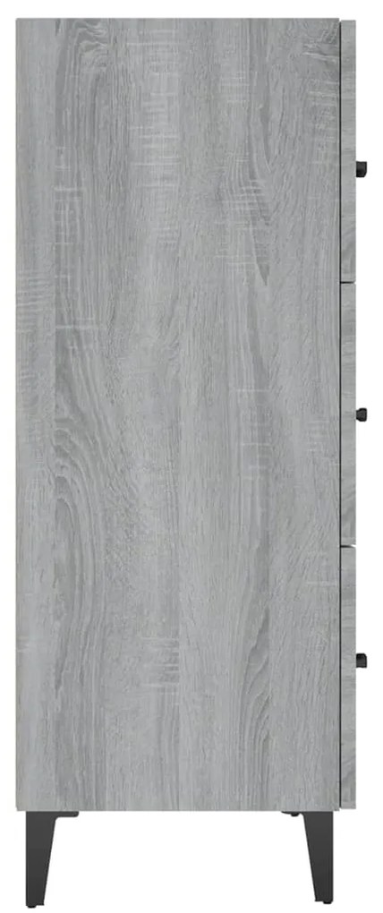 vidaXL Ντουλάπι Γκρι Sonoma 69,5 x 34 x 90 εκ. από Επεξεργασμένο Ξύλο