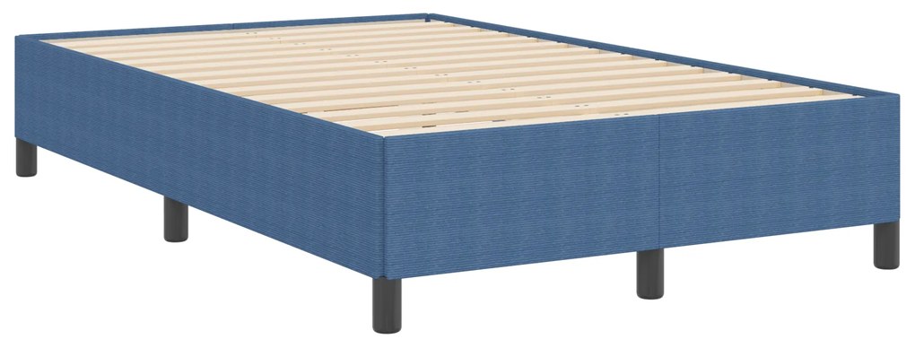 vidaXL Κρεβάτι Μπλε 120x200 εκ. από Κορδέτα