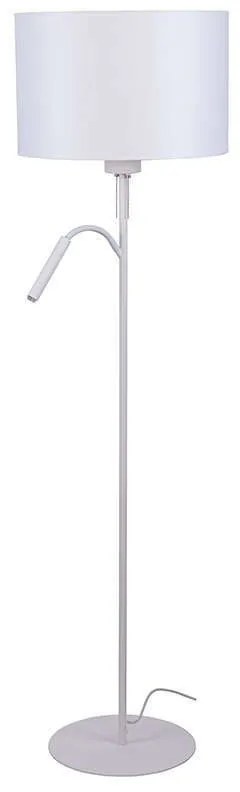 Φωτιστικό Δαπέδου Hotel Plus 9074 White Nowodvorski Metal, Fabric