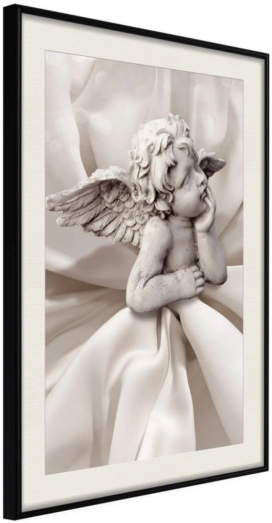 Αφίσα - Little Angel - 20x30 - Μαύρο - Με πασπαρτού