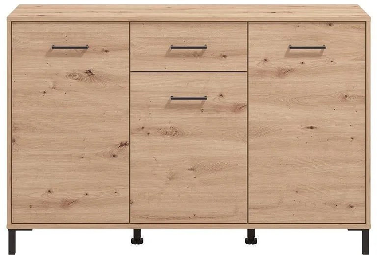 Κομότα - Μπουφές Vienne 3K1F Artisan 138x40x90 εκ. 138x40x90 εκ.