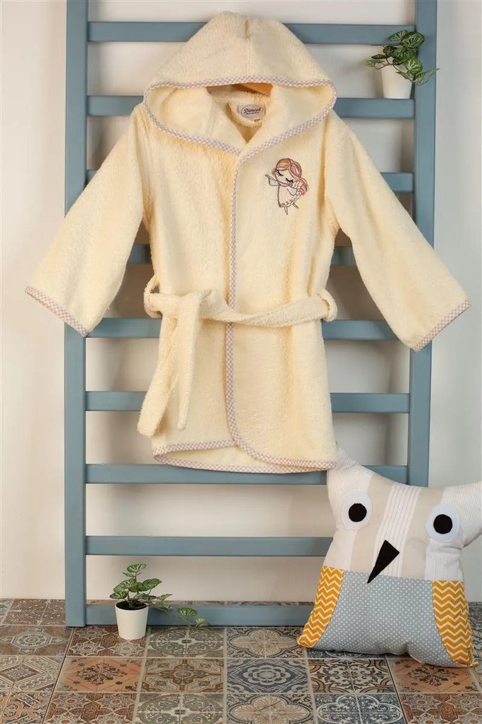 ΜΠΟΥΡΝΟΥΖΙ Με Κέντημα bebe Little Angel 143 SIZE:02 Εκρού 100% Cotton - DIMcol