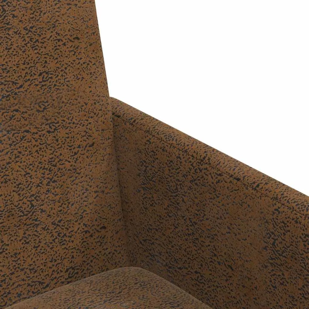 vidaXL Καρέκλες Φαγητού με Ρόδες με τροχούς 2 pcs Καφέ 57 x 66 x 94 εκ