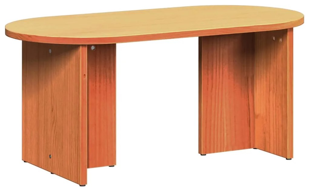 vidaXL Τραπεζάκι σαλονιού Καφέ κεριού 80 x 39.5 x 35 εκ.