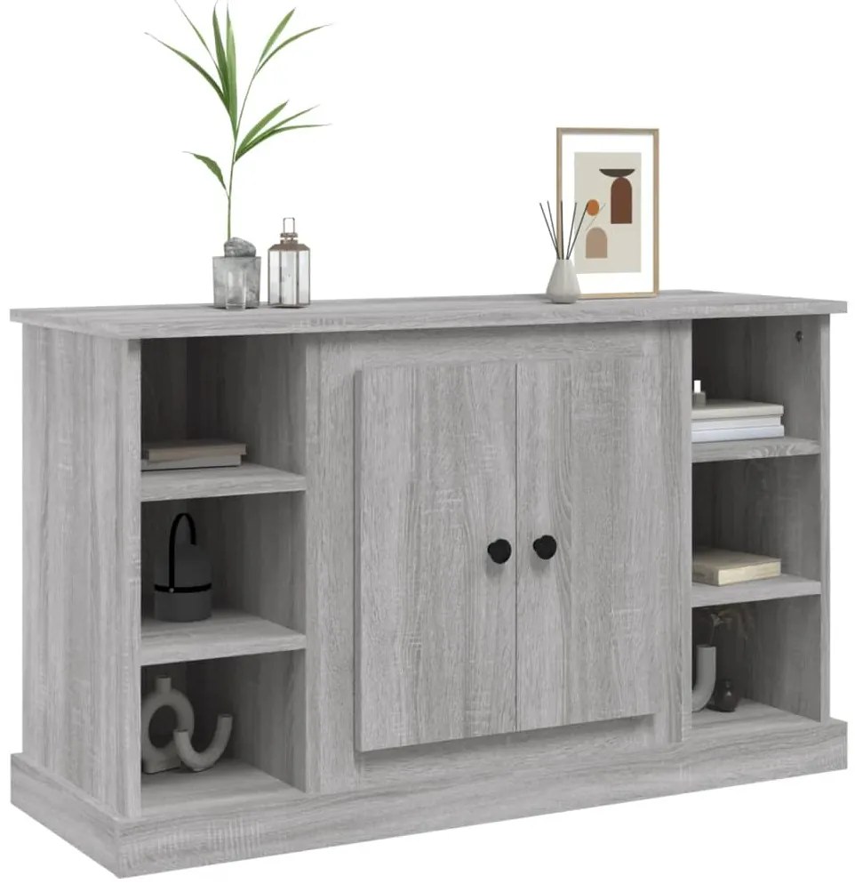 vidaXL Ντουλάπι Γκρι Sonoma 100x35,5x60 εκ. από Επεξεργασμένο Ξύλο