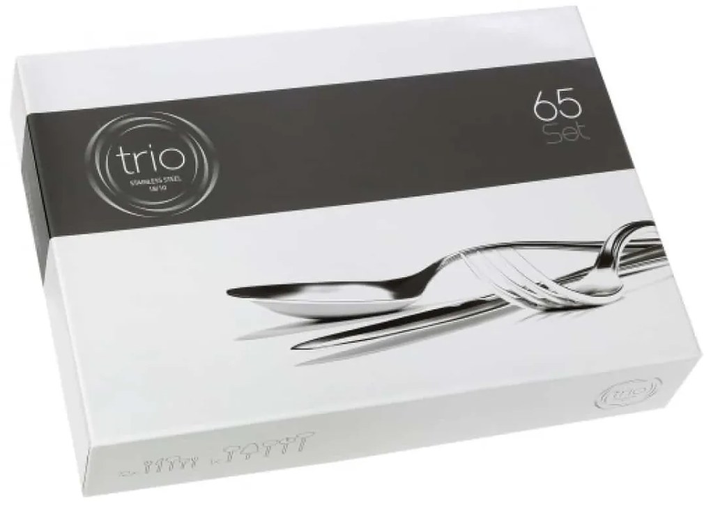 Σετ Ανοξείδωτα Μαχαιροπίρουνα Chippendale 18/10 Σε Κουτί Δώρου - 3mm - Cryspo Trio - 30τμχ