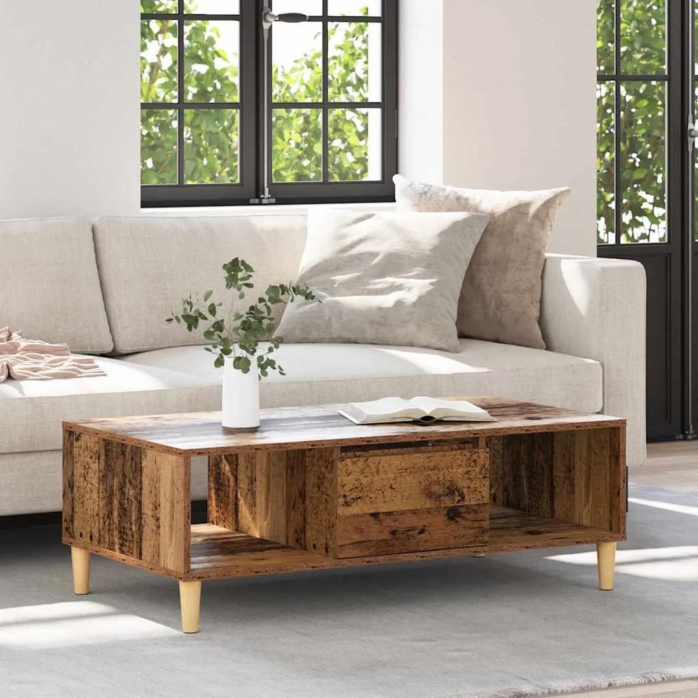 vidaXL με αποθήκευση με πόρτα Παλιό ξύλο 103.5 x 60 x 35 εκ Επεξεργασμένο ξύλο