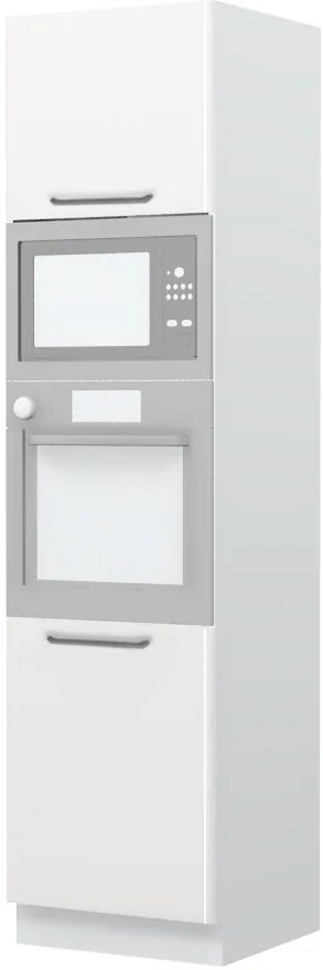 Επιδαπέδιο ντουλάπι φούρνου ψηλό Modena K23-60-RM-Λευκό - Λευκό γυαλιστερό - 60.00Χ60.00Χ235.00cm