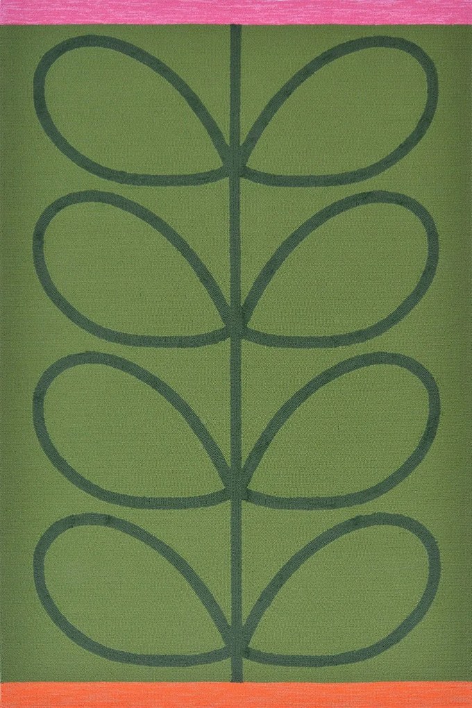 Χαλί Giant Linear Stem 460607 Green Orla Kiely 200X280cm