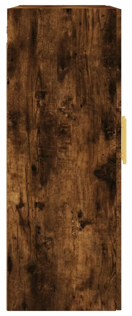 vidaXL Ντουλάπια Τοίχου 2 τεμ. Καπνιστή Δρυς 69,5 x 34 x 90 εκ.