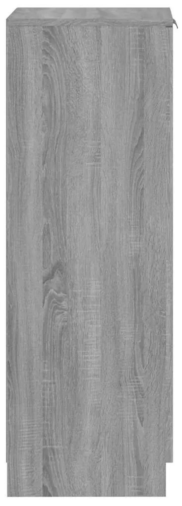vidaXL Παπουτσοθήκη Γκρι Sonoma 30x35x100 εκ. από Επεξεργασμένο Ξύλο