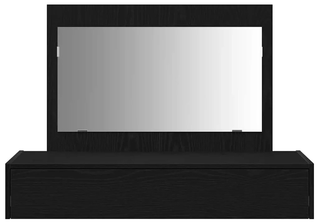 vidaXL Τραπέζι περιποίησης Μαύρο 100 x 40 x 70 εκ. Επεξεργασμένο ξύλο