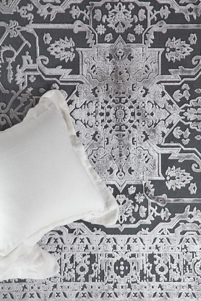 Χαλί Lotus Summer 2927 BLACK GREY Royal Carpet - 200 x 300 cm - 16LOTS2927BG.200300 - 16LOTS2927BG.200300